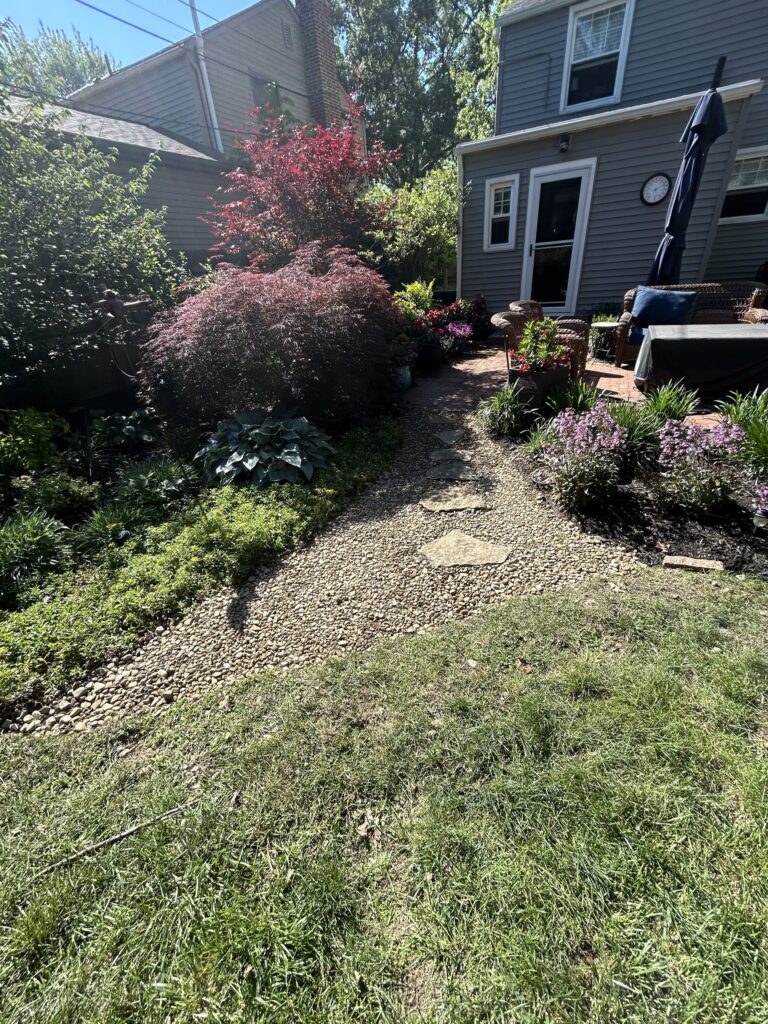 rock pathway