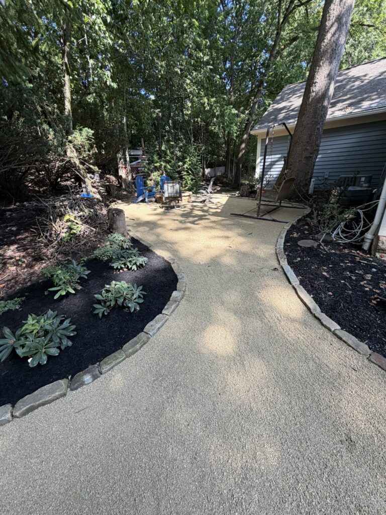 rock pathway